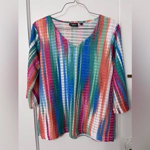 Onque Casuals, XL, V-neck blouse
